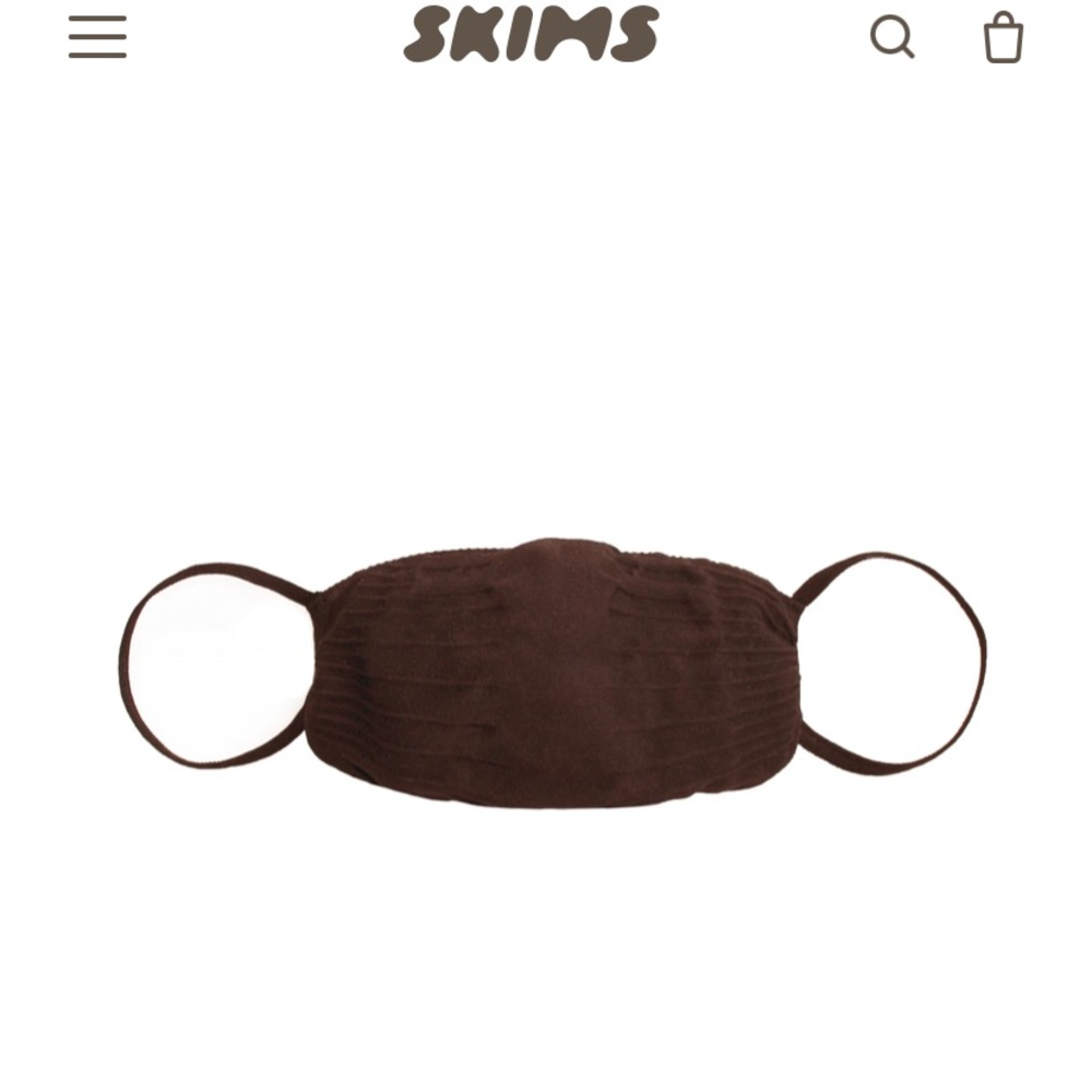 SKIMS Face Mask - COCOA